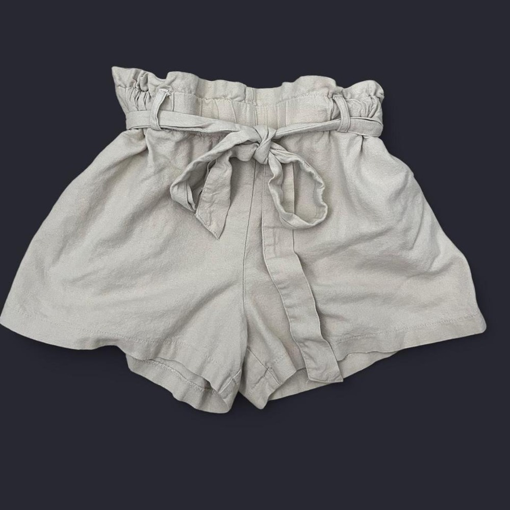 HAVE TIE WAIST LINEN SHORTS
